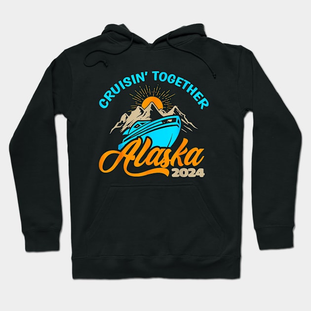 Alaska Cruise 2024 Family Friends Hoodie by lunacreat